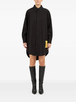 Load image into Gallery viewer, MM6 Maison Margiela Cotton Shirt Dress Black
