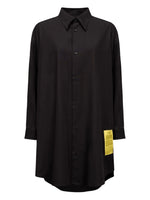 Load image into Gallery viewer, MM6 Maison Margiela Cotton Shirt Dress Black
