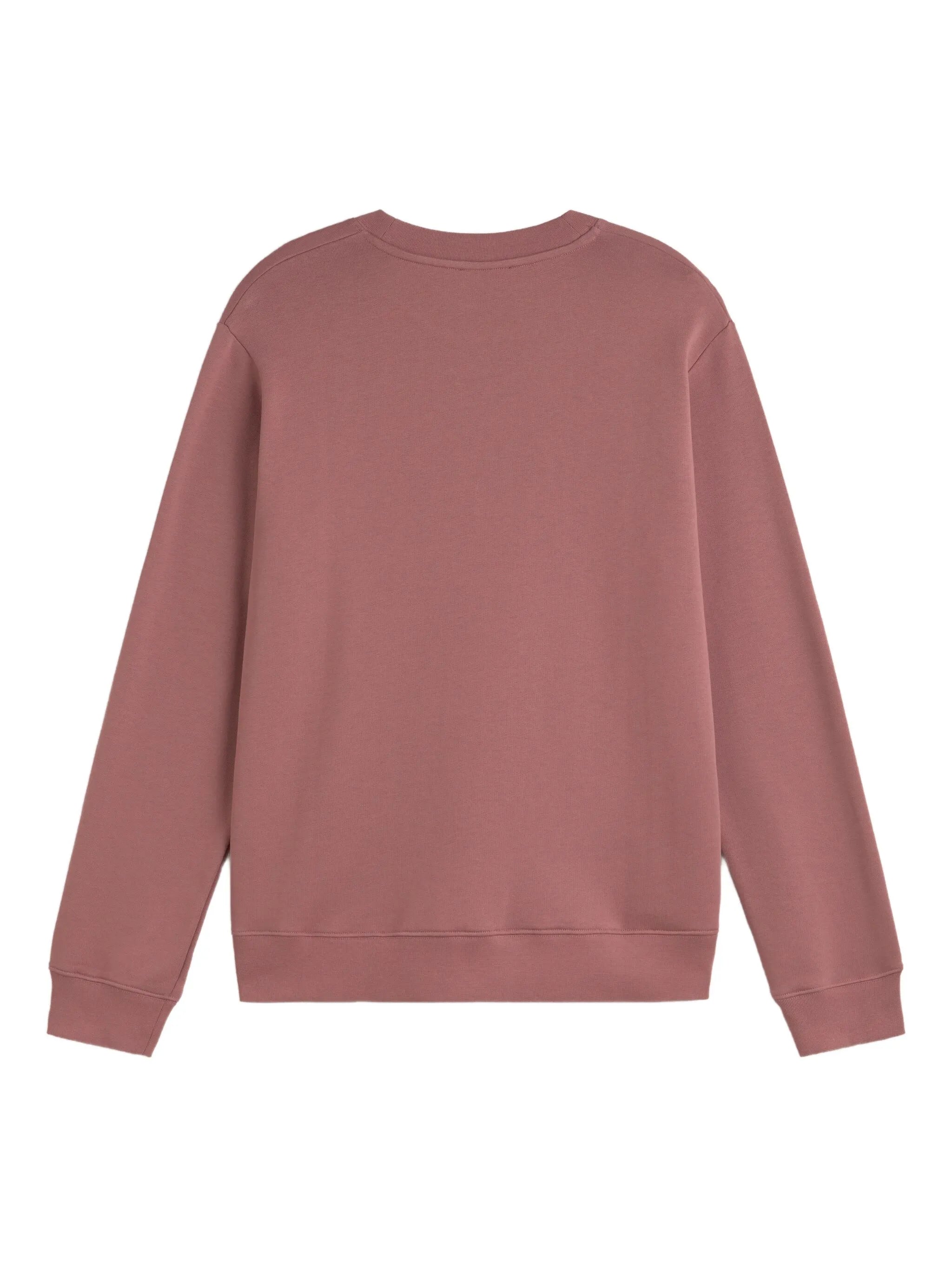 A.P.C. Sweater With Embroidered Logo Faded Pink