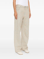 Load image into Gallery viewer, Haikure Jeans With Fringe Texture Beige
