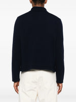 Load image into Gallery viewer, A.P.C. Polo Collar Buttoned Cardigan Dark Navy
