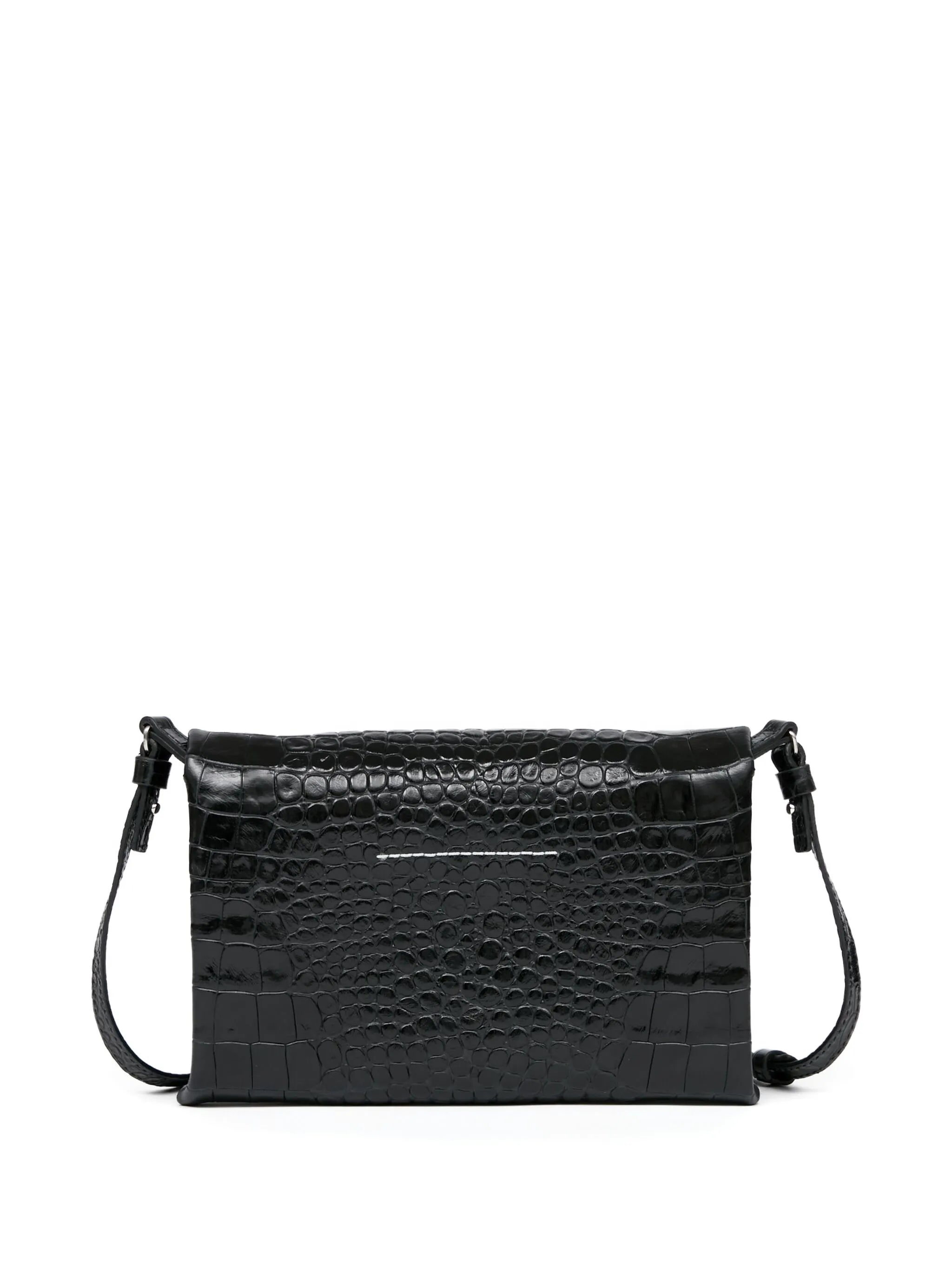 MM6 Maison Margiela Small Shoulder Bag With Crocodile Relief