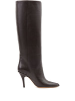 Load image into Gallery viewer, MM6 Maison Margiela Architype Knee High Boots Dark Brown
