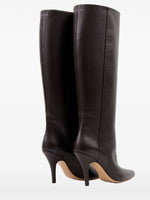 Load image into Gallery viewer, MM6 Maison Margiela Architype Knee High Boots Dark Brown
