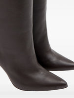 Load image into Gallery viewer, MM6 Maison Margiela Architype Knee High Boots Dark Brown
