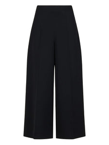 Marni High-Waist Cropped Trousers Black