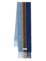 Load image into Gallery viewer, Marni Scarf With Logo Patch Blue
