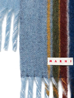 Load image into Gallery viewer, Marni Scarf With Logo Patch Blue
