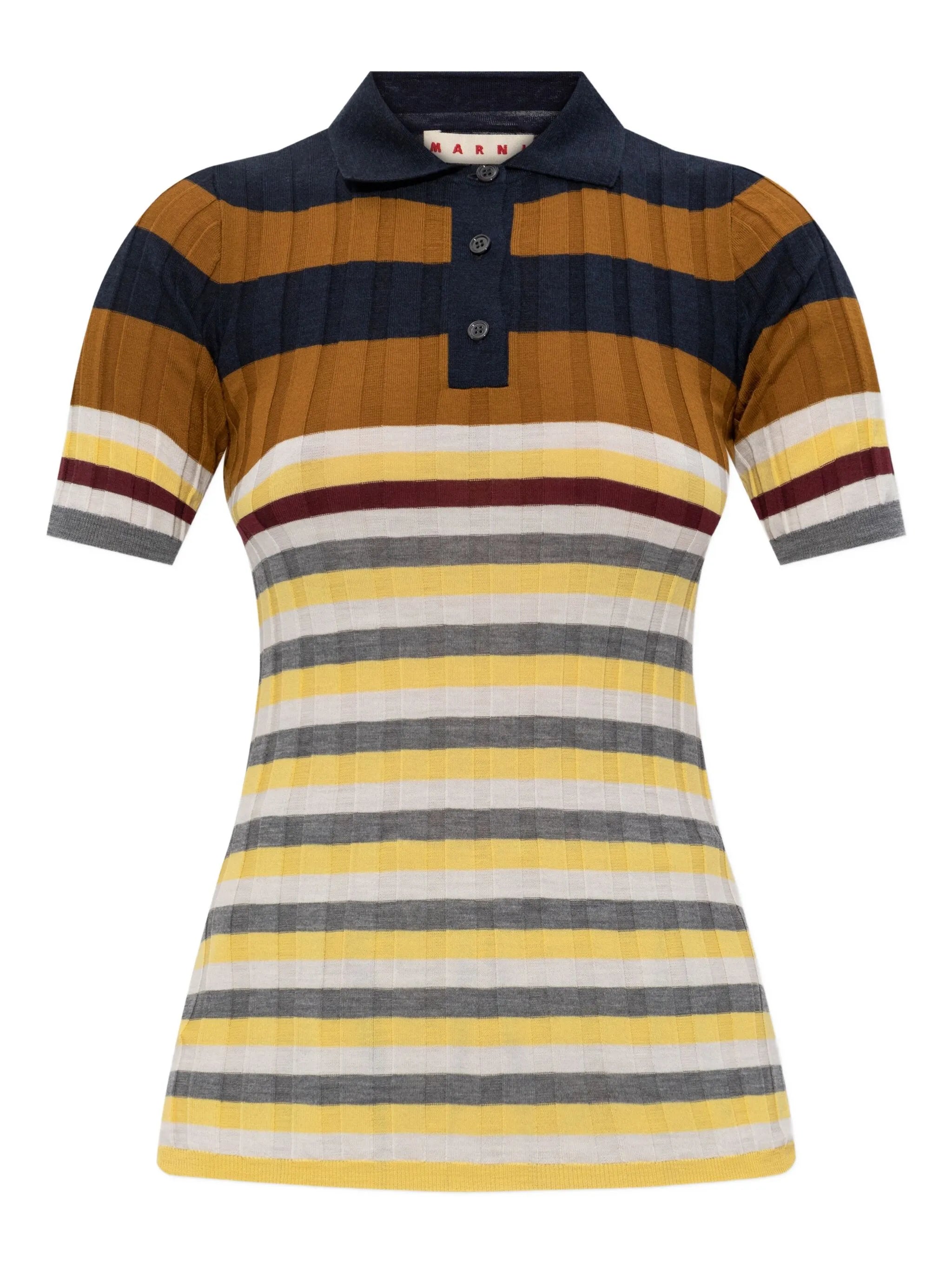 Marni Striped Polo Top