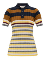 Load image into Gallery viewer, Marni Striped Polo Top
