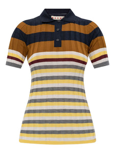 Marni Striped Polo Top