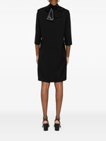 Load image into Gallery viewer, Marni Midi Dress With Bow Detail Black
