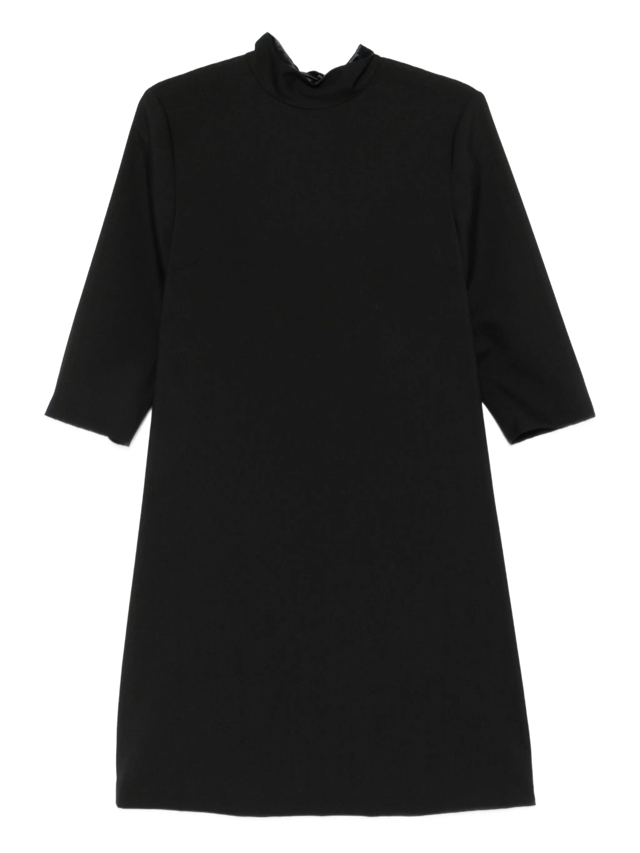 Marni Midi Dress With Bow Detail Black