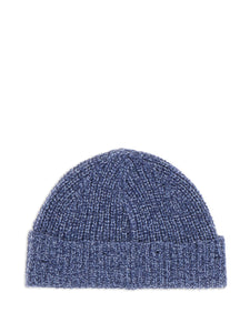 Marni Beanie With Embroidered Logo Blue