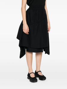 Y-3 Twill Asymmetrical Midi Skirt