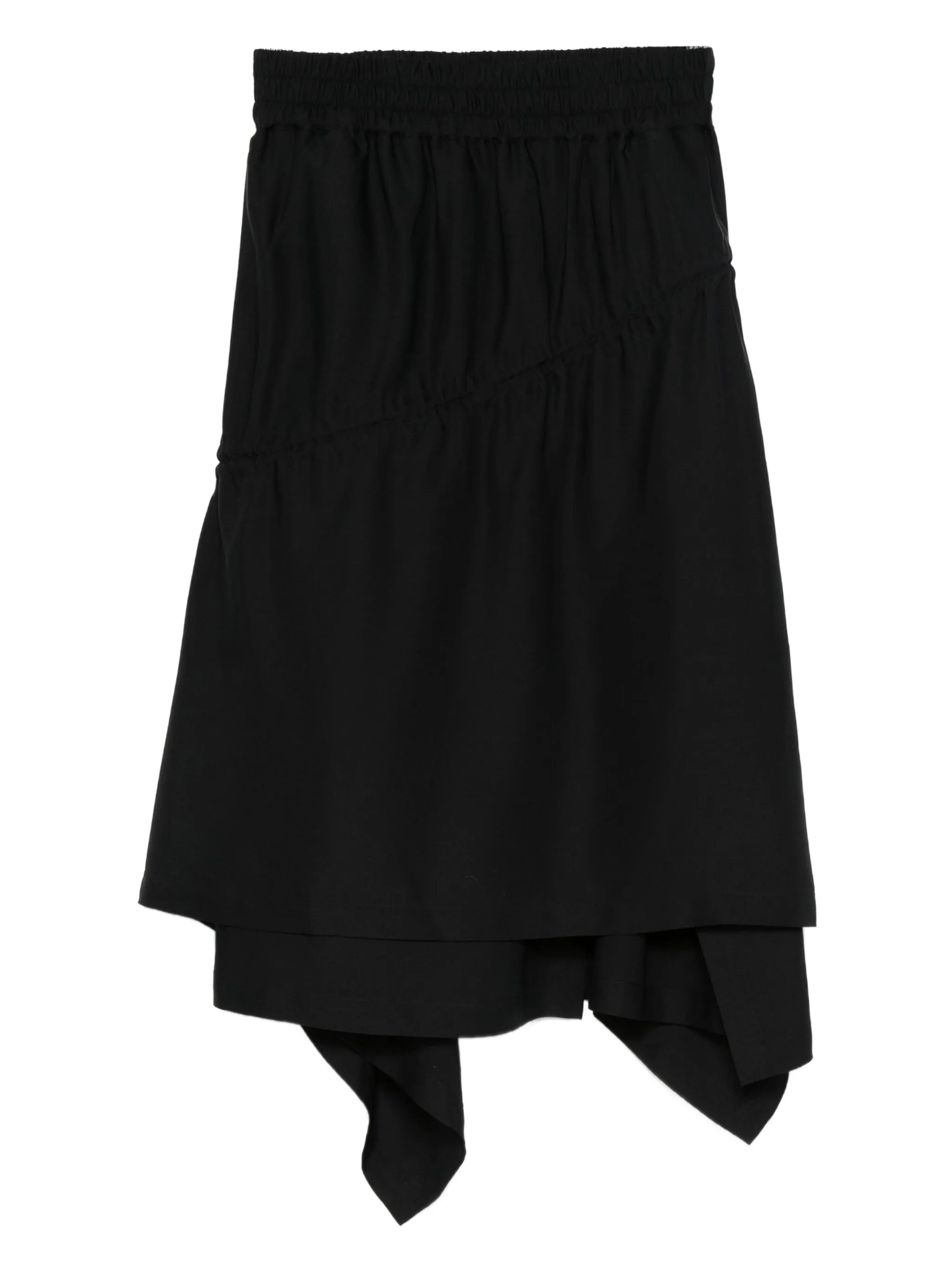 Y-3 Twill Asymmetrical Midi Skirt