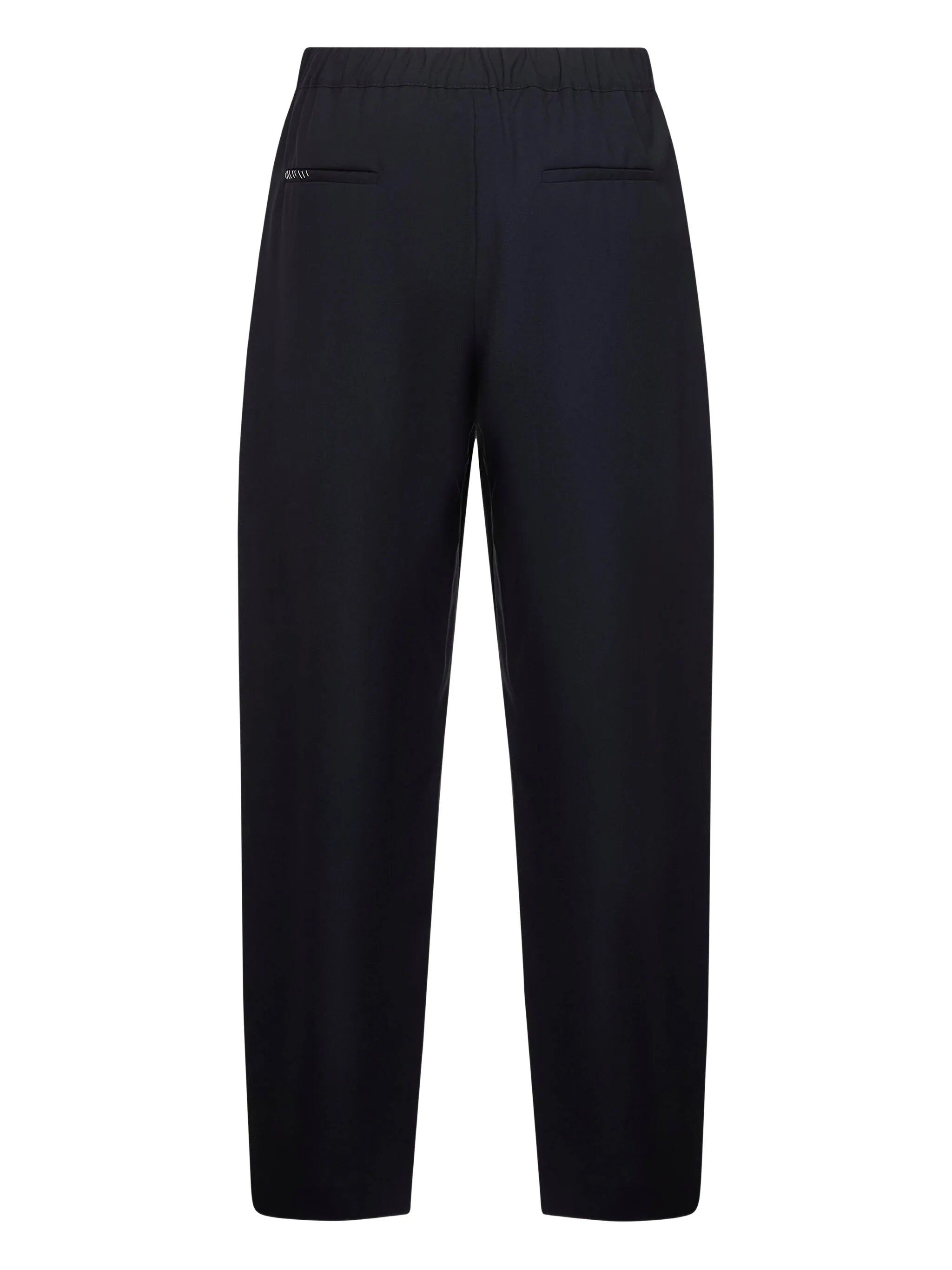 Marni Trousers With Embroidered Pockets Dark Blue