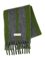 Load image into Gallery viewer, Marni Striped Scarf Grey Green
