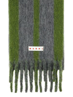 Load image into Gallery viewer, Marni Striped Scarf Grey Green
