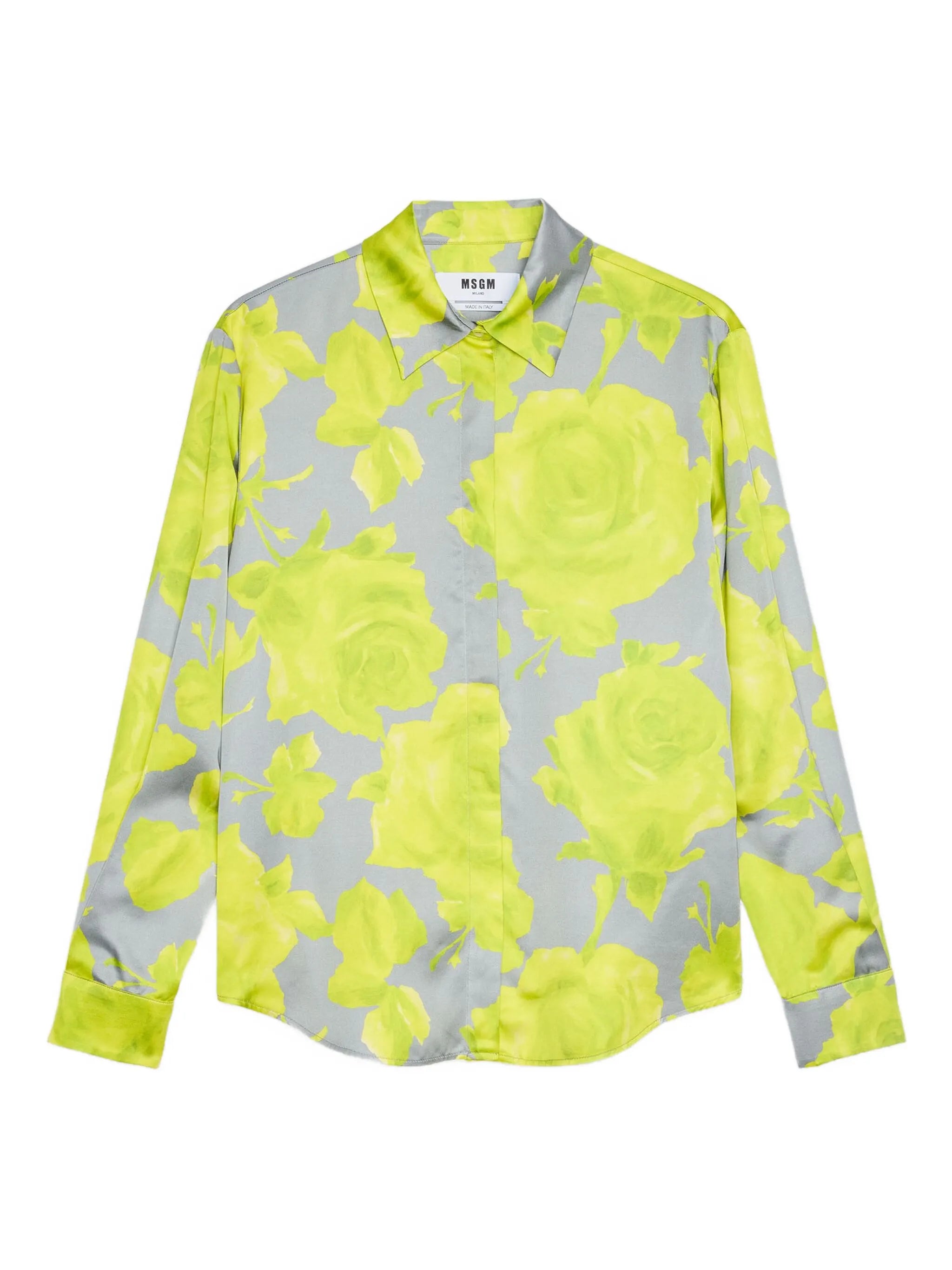 MSGM Blouse With Floral Detail