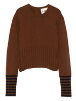Load image into Gallery viewer, Plan C Wool Sweater With Ribbed Cuffs
