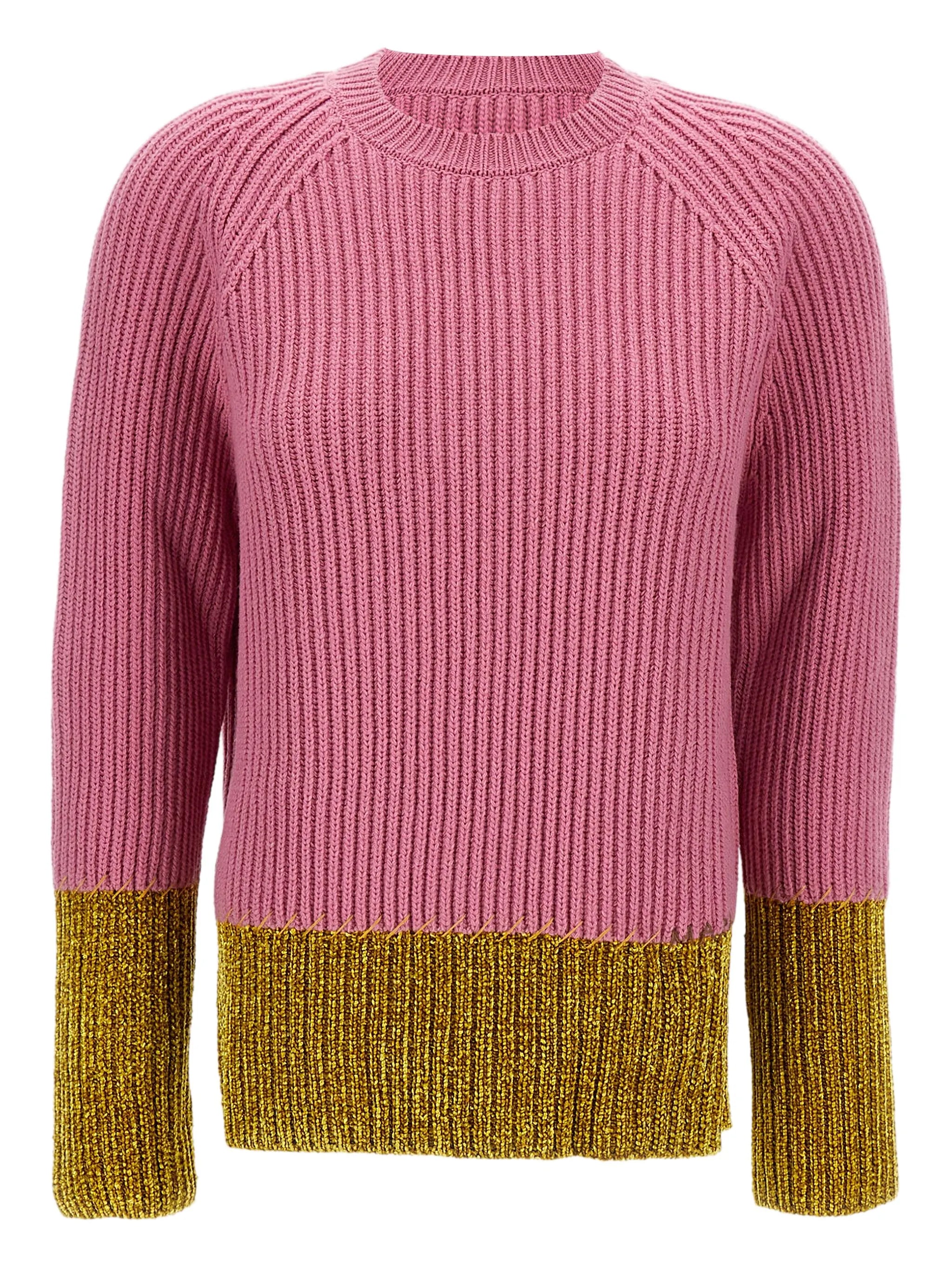 Marni Ribbed Panelled Sweater