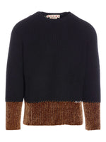 Load image into Gallery viewer, Marni Ribbed Wool Sweater Black
