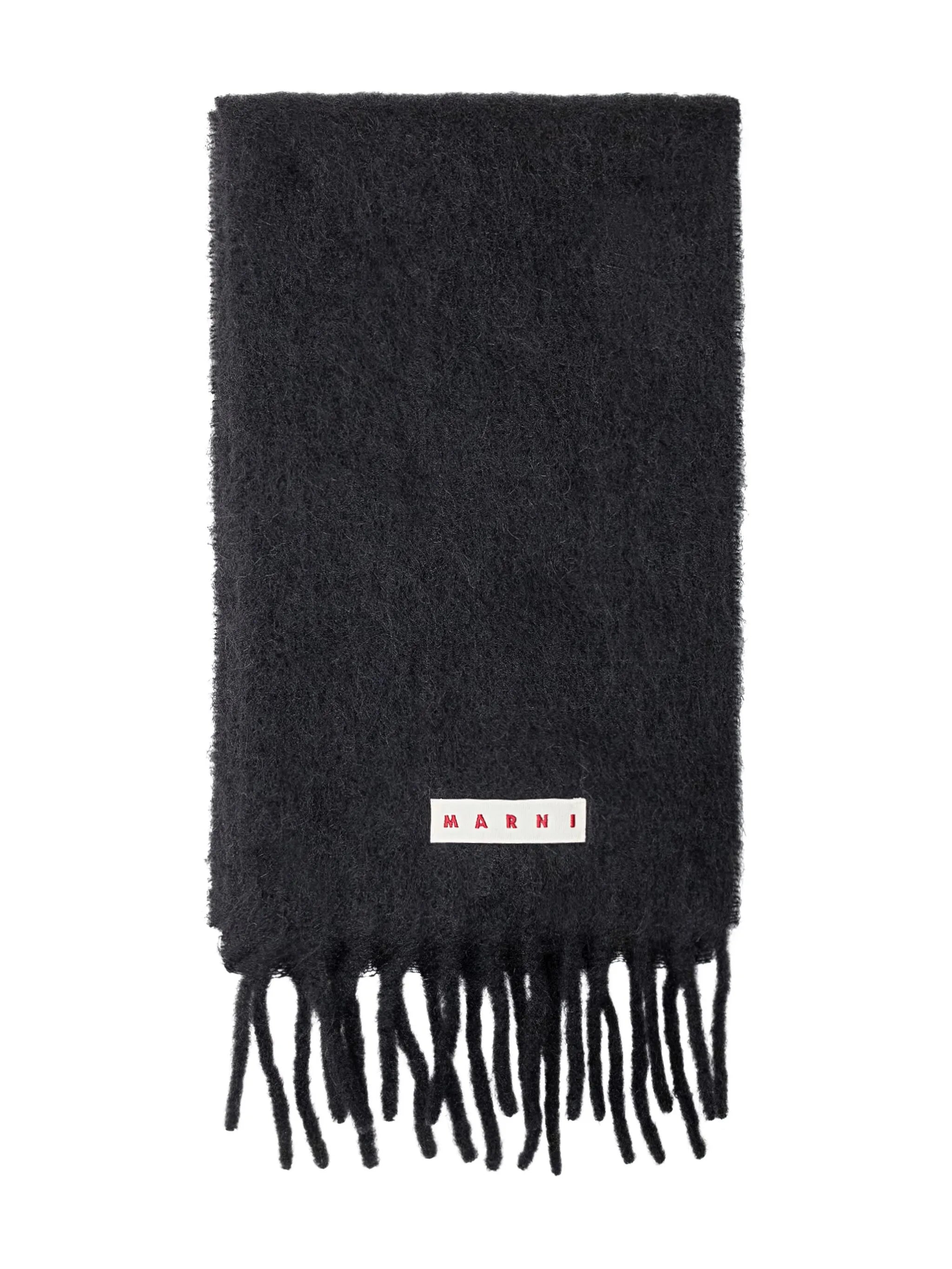 Marni Scarf With Fringe Black