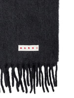 Load image into Gallery viewer, Marni Scarf With Fringe Black
