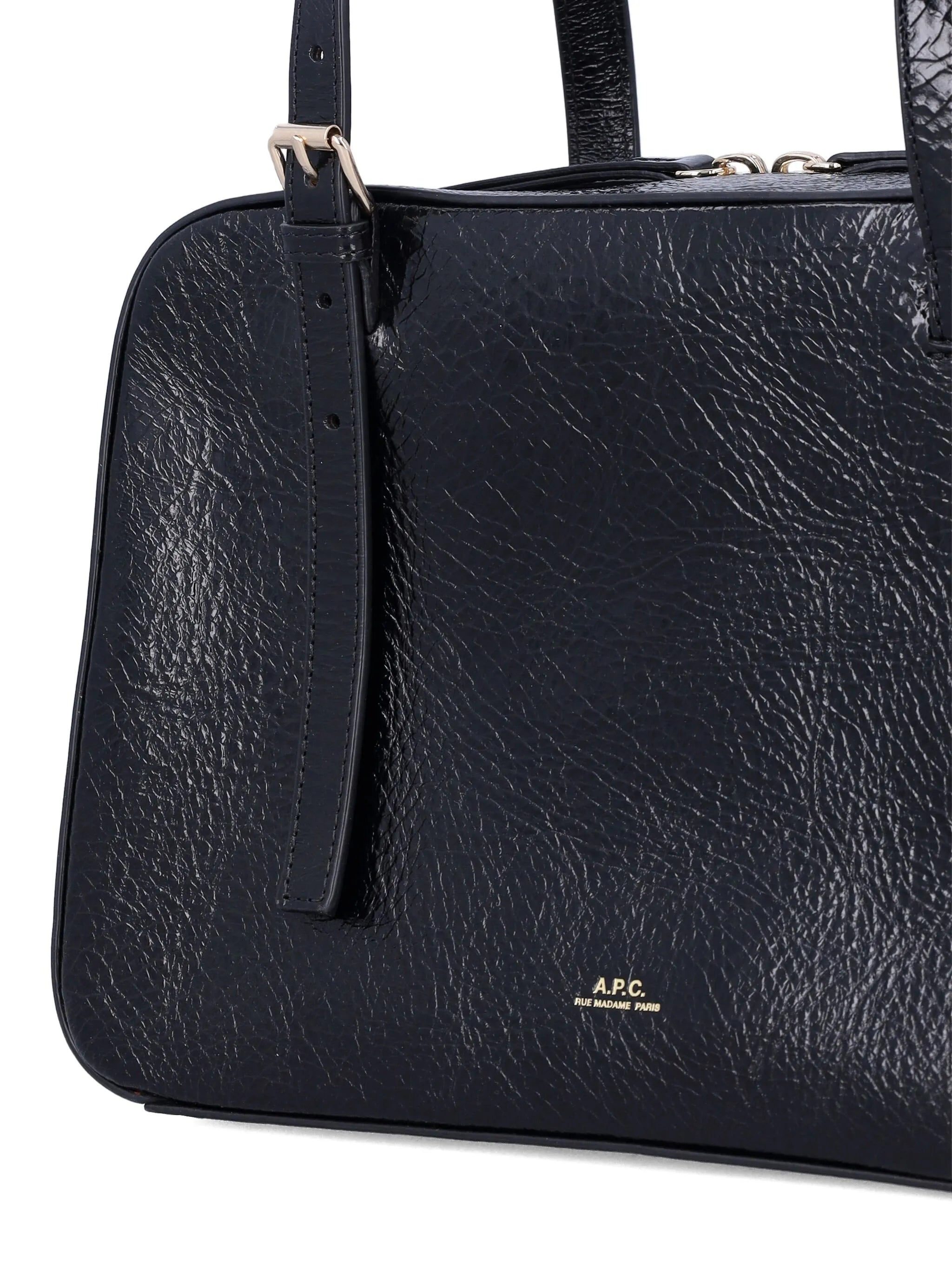 A.P.C. Virginie Box Tote Bag Black