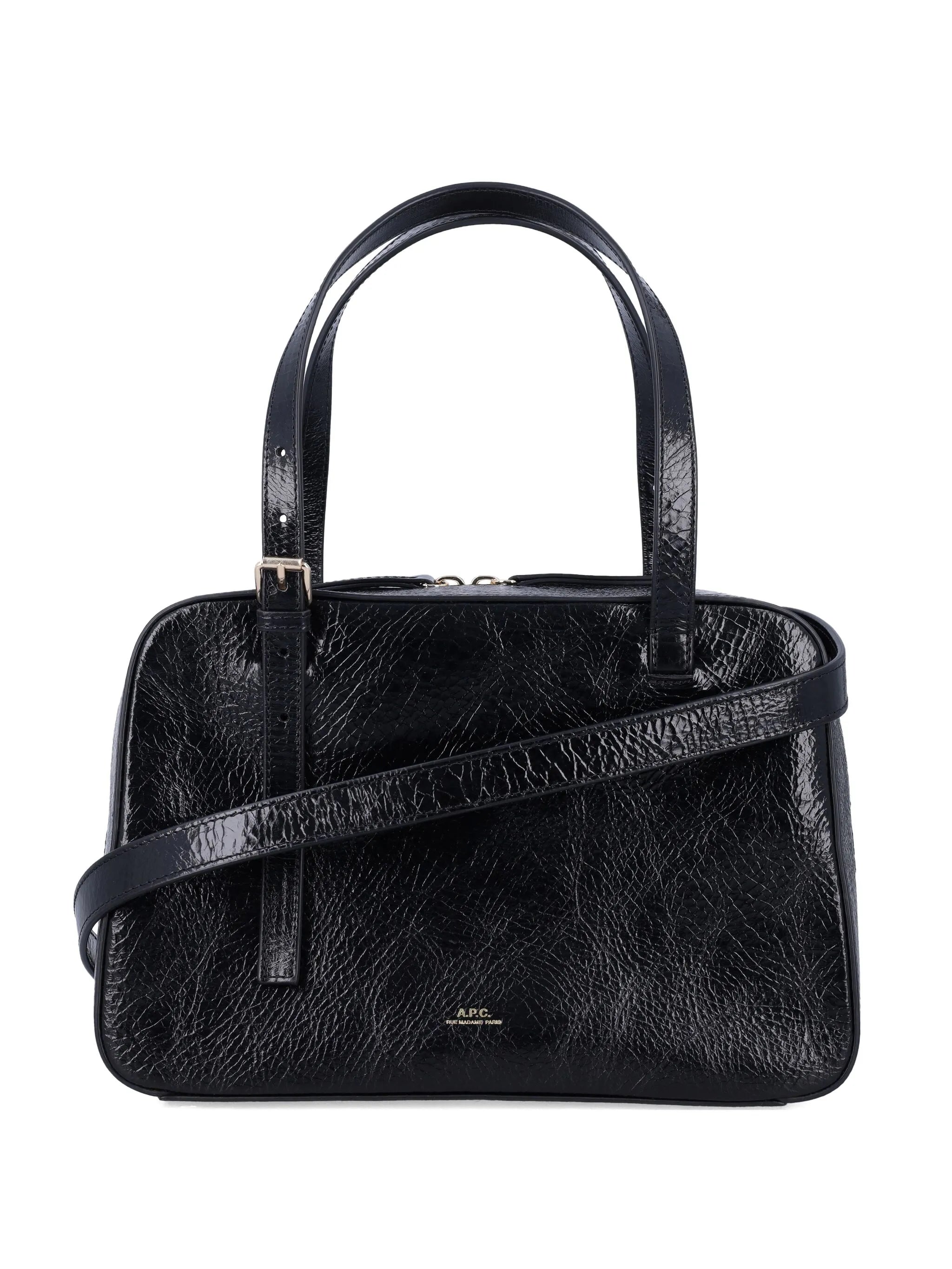 A.P.C. Virginie Box Tote Bag Black