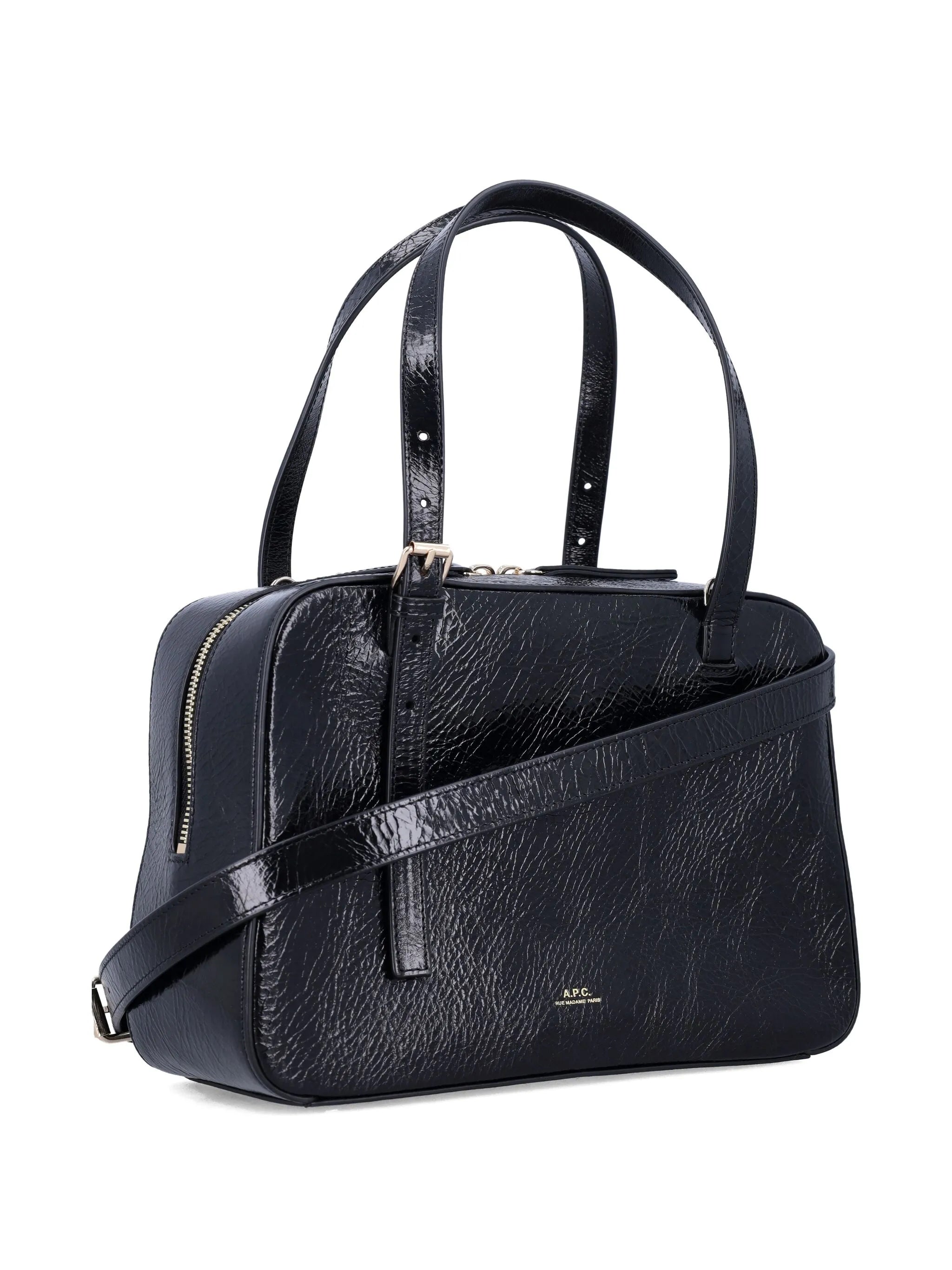 A.P.C. Virginie Box Tote Bag Black