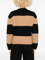Load image into Gallery viewer, A.P.C. Striped Sweater Camel And Black
