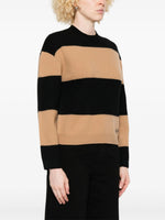 Load image into Gallery viewer, A.P.C. Striped Sweater Camel And Black
