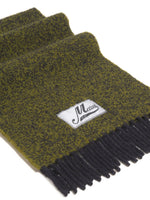 Load image into Gallery viewer, Marni Scarf With Fringe Olive Green
