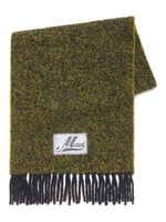Load image into Gallery viewer, Marni Scarf With Fringe Olive Green
