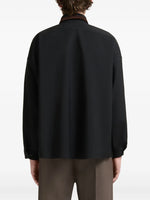 Load image into Gallery viewer, Marni Shirt With Velvet Collar Black
