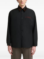 Load image into Gallery viewer, Marni Shirt With Velvet Collar Black
