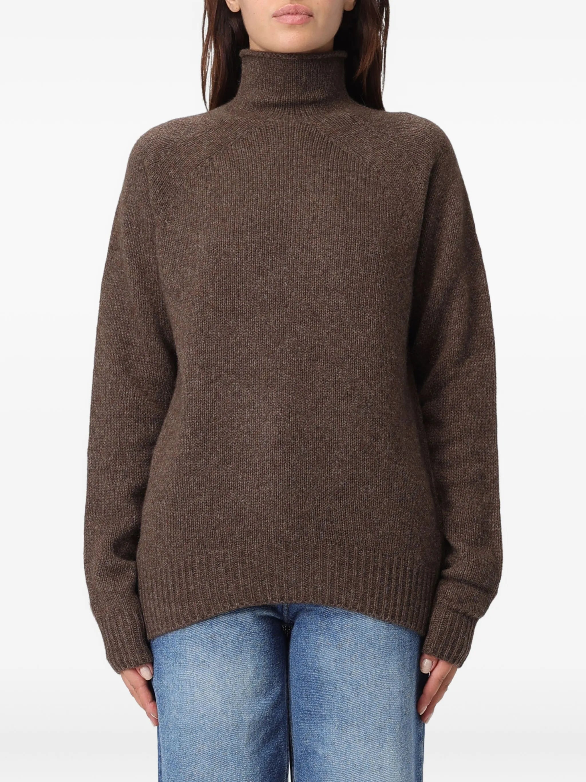 A.P.C. 'Roxy' Turtleneck Brown