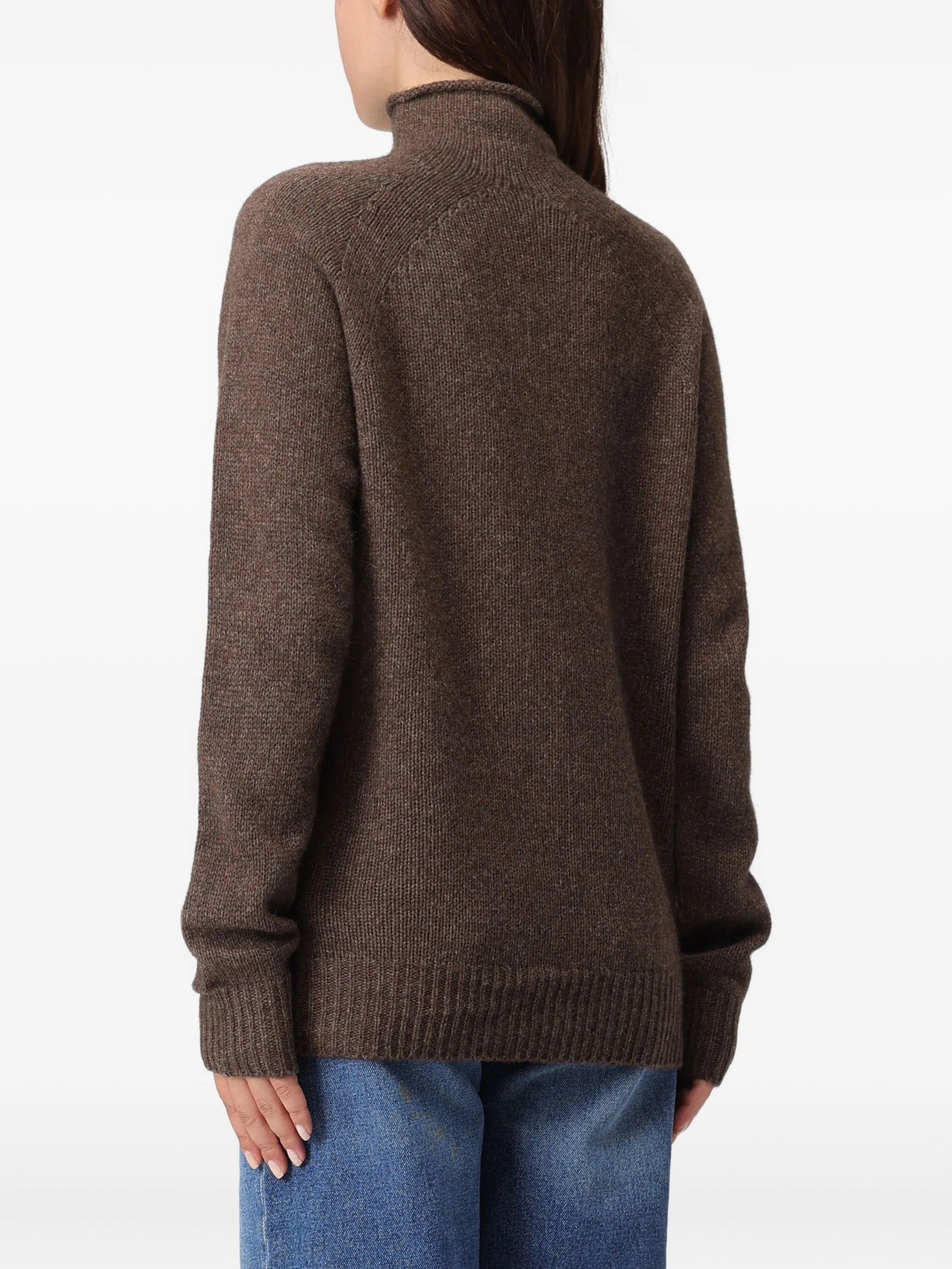 A.P.C. 'Roxy' Turtleneck Brown
