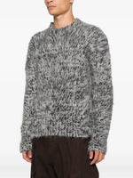 Load image into Gallery viewer, Marni Round Neck Mohair Sweater Grey
