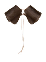 Load image into Gallery viewer, N°21 Faux Fur Collar With Tie Closure Brown
