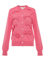 Load image into Gallery viewer, Comme Des Garçons Bow-Detail Cardigan Pink

