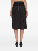 Load image into Gallery viewer, Maison Margiela Midi Skirt With Ruffles Black
