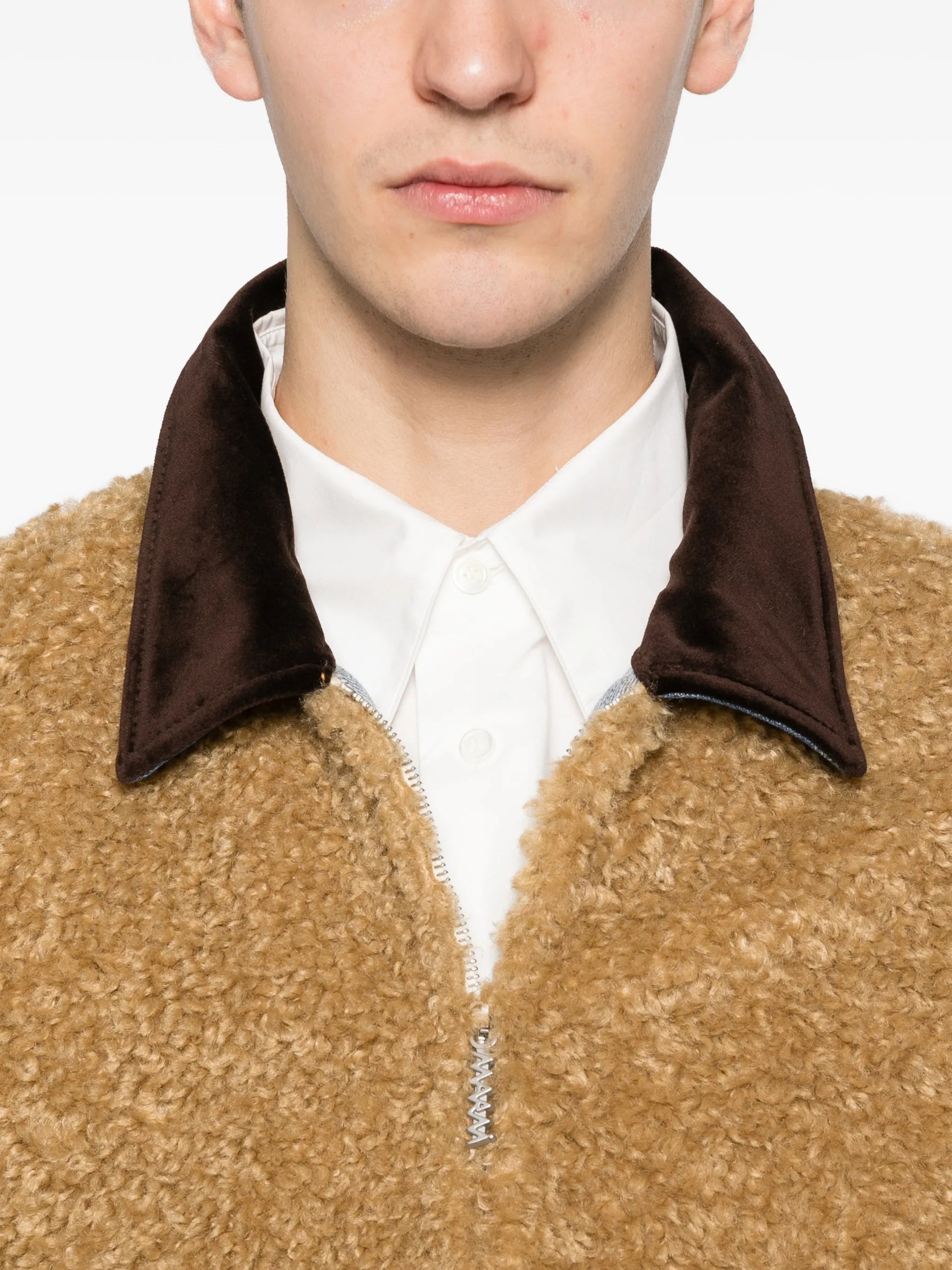 Marni Zip-Up Jacket Brown