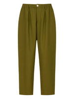Load image into Gallery viewer, Marni Tropical Wool Drawstring Trousers Dusty Olive
