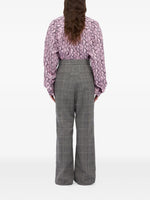 Load image into Gallery viewer, MSGM Checked Trousers Grey
