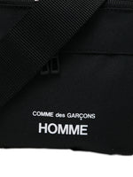 Load image into Gallery viewer, Comme des Garçons HOMME Waist Bag With Buckle Black
