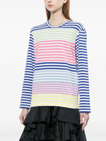 Load image into Gallery viewer, Comme des Garçons Striped Long Sleeve T-Shirt
