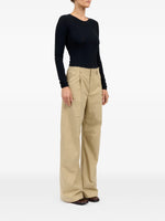 Load image into Gallery viewer, MM6 Maison Margiela Wide-Leg Trousers Light Brown
